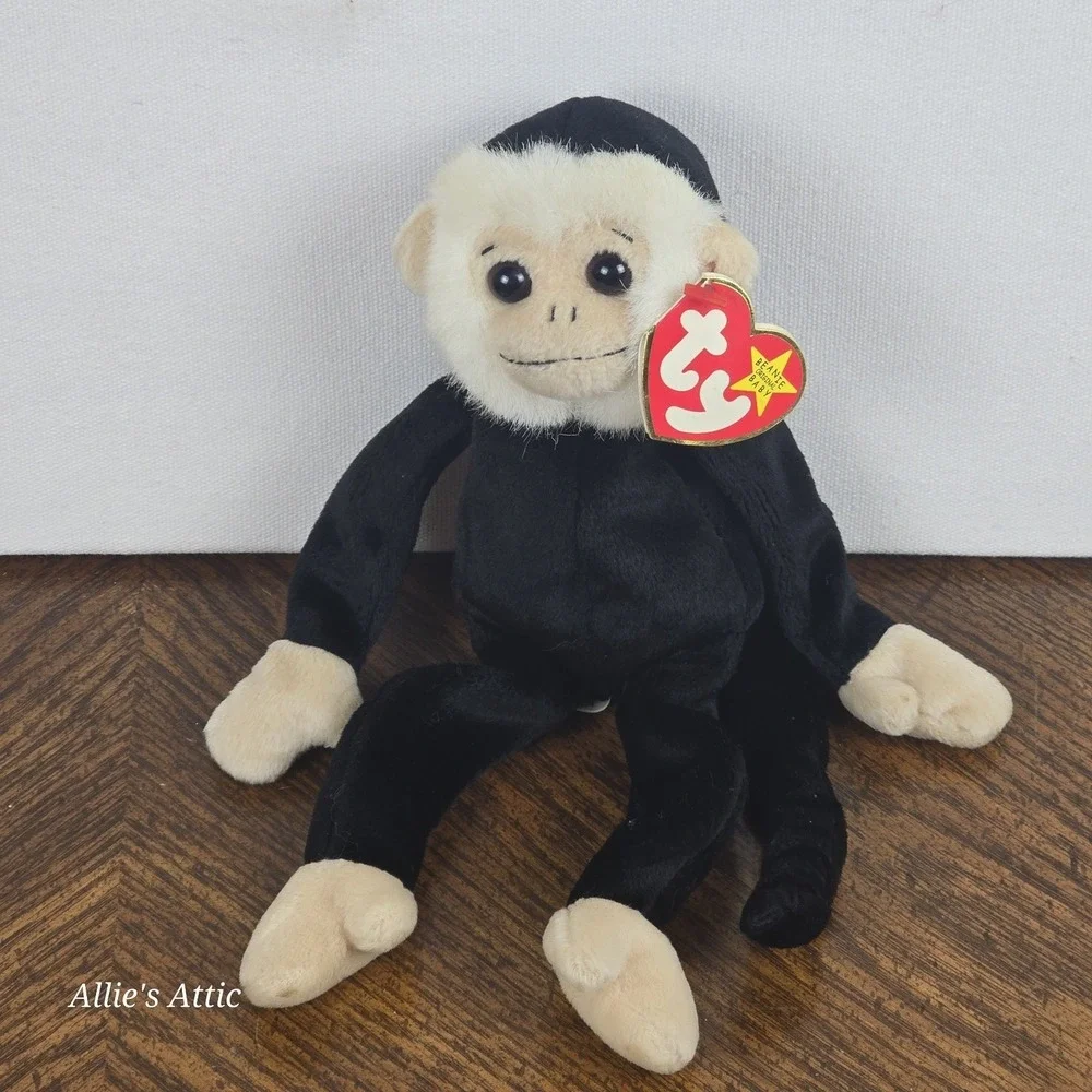 Ty Beanie Baby Monkeys Mooch Schweetheart Orangutan Spider Gorilla Congo Bongo